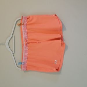 UNDER ARMOUR Neon Orange Running Shorts